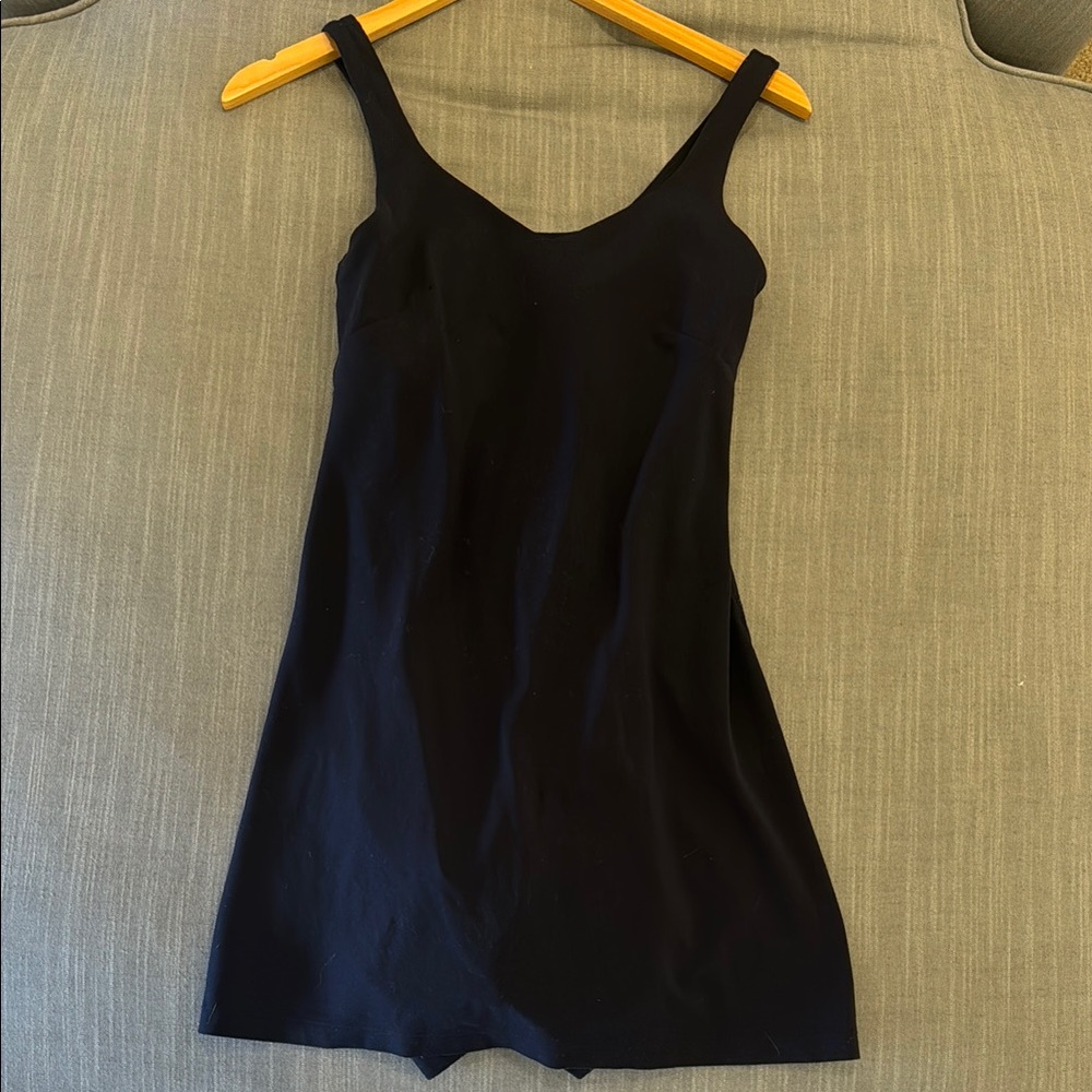Lululemon Athletica Navy Dress with Shorts attached